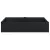 vidaXL Wash Basin 50x38x11 cm Mineral Cast/Marble Cast Matt Black
