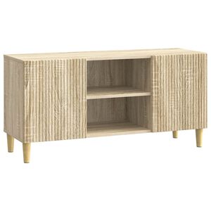 vidaXL TV Cabinet Sonoma Oak 102 x 34.5 x 50 cm Engineered Wood