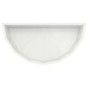 vidaXL Planter White 60 x 30 x 35 cm Steel