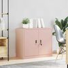 vidaXL Storage Cabinet Pink 80 x 40 x 70 cm Steel