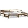 vidaXL Day Bed | Honey brown | Solid pinewood | 2x