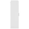 vidaXL Wall-mounted Cabinet High gloss white 55 x 29 x 100 cm