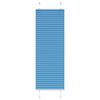 vidaXL Pleated Blind Blue 40x150 cm Fabric Width 39.4 cm Polyester