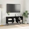 vidaXL TV Cabinet Set Black 103.5 x 30 x 50 cm Engineered Wood
