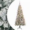 vidaXL Artificial Christmas Tree with Bauble 180 cm 300 LEDs