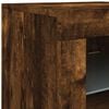 vidaXL Sideboard with LED Lights Smoked Oak 181.5x37x67 cm