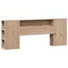 vidaXL Bookcase Bed without Mattress 200x200cm Solid Wood Pine