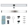 vidaXL Shower Drain 2-in-1 with 360° Siphon Silver 90 cm