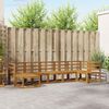 vidaXL Outdoor Sofa Set 7 pcs Natural Solid Acacia Wood