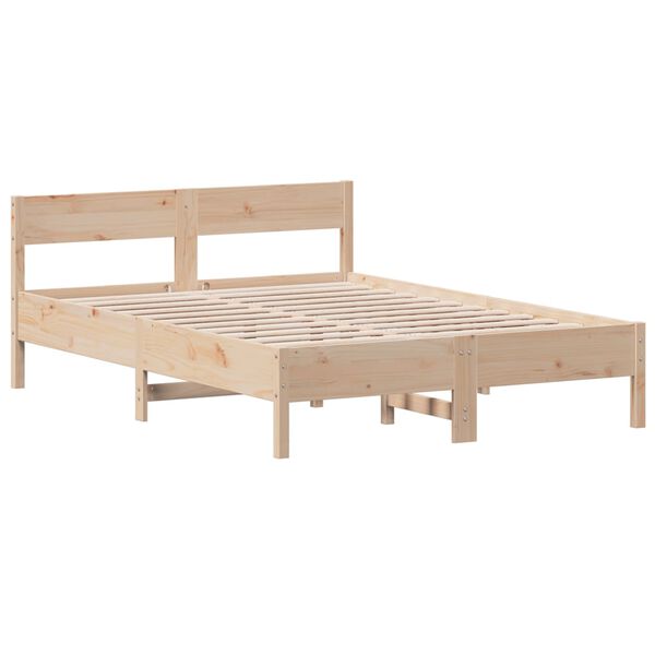 vidaXL Bed Frame without Mattress 120x200 cm Solid Wood Pine