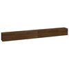 vidaXL 3 Piece TV Cabinet Set Brown Oak Engineered Wood