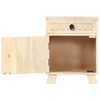 vidaXL Bedside Cabinet 40x30x50 cm Solid Mango Wood