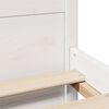 vidaXL Bed Frame with Headboard without Mattress White 90x190 cm Single