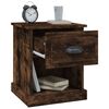 vidaXL Bedside Cabinets 2 pcs Smoked Oak 39x39x47.5 cm Engineered Wood