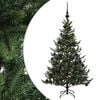 vidaXL Artificial Christmas Tree with Bauble 120 cm 150 LEDs