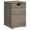 vidaXL Propane Tank Cover Table Grey 40x40x60 cm Poly Rattan