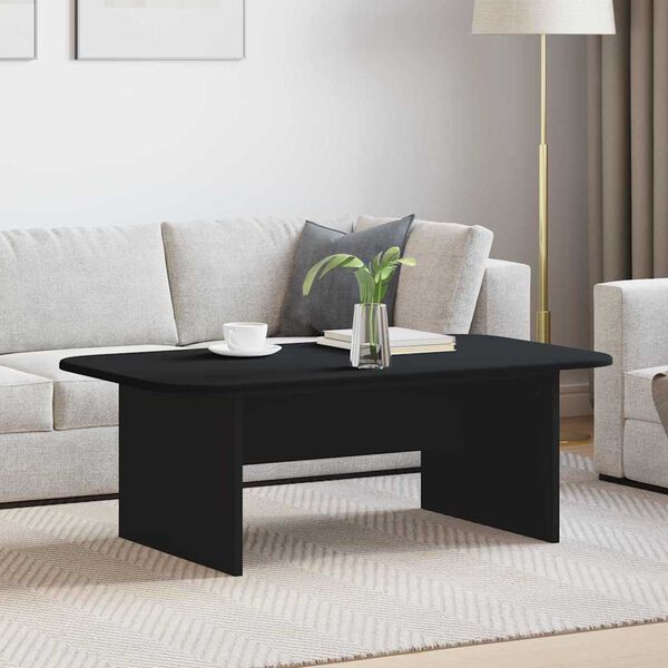 vidaXL Coffee Table Black 93 x 53 x 33 cm Engineered Wood