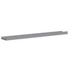 vidaXL Picture Frame Ledge Shelves 2 pcs Grey 80x9x3 cm MDF