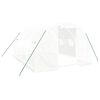 vidaXL Greenhouse with Steel Frame White 12 m&sup2; 4x3x2 m