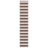 vidaXL Zebra Blind Brown 40x230 cm Fabric Width 35.9 cm Polyester
