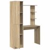 vidaXL Desk 2 pcs Sonoma Oak