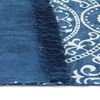 vidaXL Kilim Rug Cotton 120x180 cm with Pattern Blue