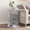 vidaXL Side Table Concrete Grey 40 x 35 x 60.5 cm Engineered Wood