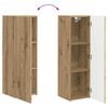 vidaXL TV Cabinet Set Wall-mounted 2 pcs Artisan Oak Engineered Wood