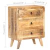 vidaXL Sideboard 60x35x75 cm Rough Mango Wood