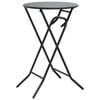 vidaXL Garden Table Folding Anthracite 50 x 50 x 72 cm Steel
