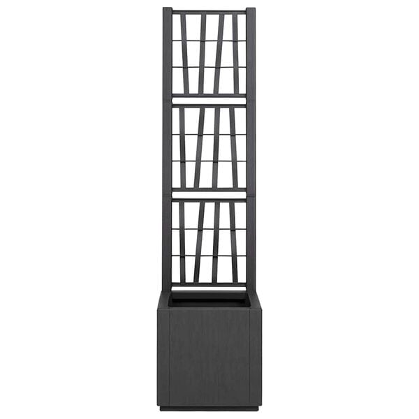 vidaXL Garden Planter Anthracite 36 x 36 x 140 cm Polypropylene