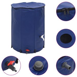 vidaXL Water Tank with Tap Foldable 750 L PVC