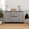 vidaXL Sideboard Grey Sonoma 102x35x70 cm Engineered Wood