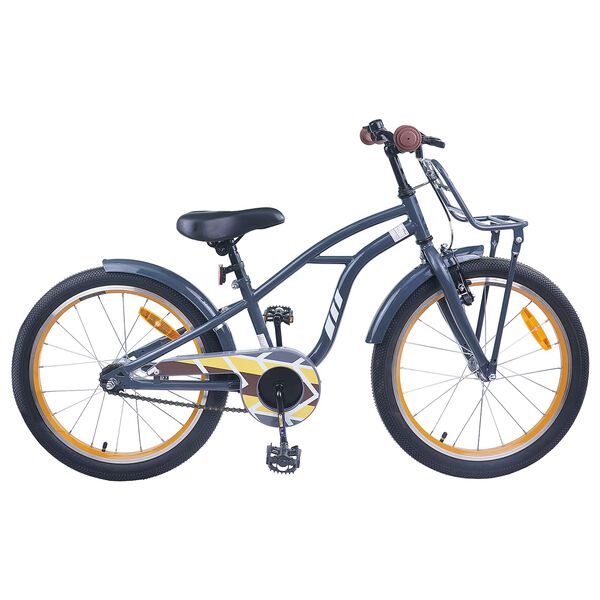 vidaXL Kids Bike 18'' for 5-7 Years Old Dark Grey