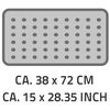 RIDDER Non-Slip Bath Mat Plattfu&szlig; 72x38 cm Blue 67063