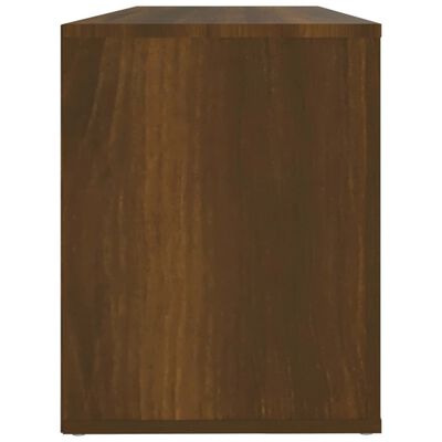 vidaXL Shoe Cabinet Brown Oak 100x35x45 cm Engineered Wood