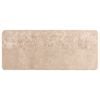 vidaXL Rug Runner MARSA Beige 50 x 100 cm Polyester and PVC