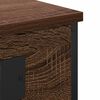 vidaXL Bedside Cabinet 2 pcs Brown Oak 41 x 31 x 76 cm Engineered Wood