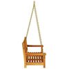 vidaXL Garden Swing Bench Brown 119 x 35 x 47cm Solid Acacia wood