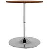 vidaXL Bar Table Dark Brown &Oslash;60x89.5 cm Solid Wood Beech