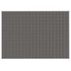 vidaXL Weighted Blanket Grey 135x200 cm Single 6 kg Fabric