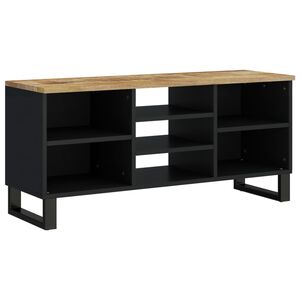 vidaXL TV Cabinet 100x33x46 cm Solid Wood Mango&Engineered Wood