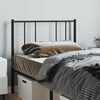 vidaXL Metal Replace Headboard Black 107 cm