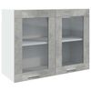 vidaXL 7 Piece Kitchen Cabinet Set Lyon Concrete Grey Engineered Wood