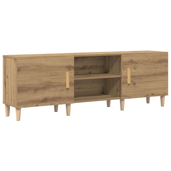 vidaXL TV Cabinet Artisan oak 150 x 30 x50 cm Engineered Wood
