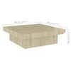 vidaXL Coffee Table Sonoma Oak 90x90x28 cm Engineered Wood
