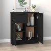 vidaXL Sideboard Black 60x30x70 cm Engineered Wood