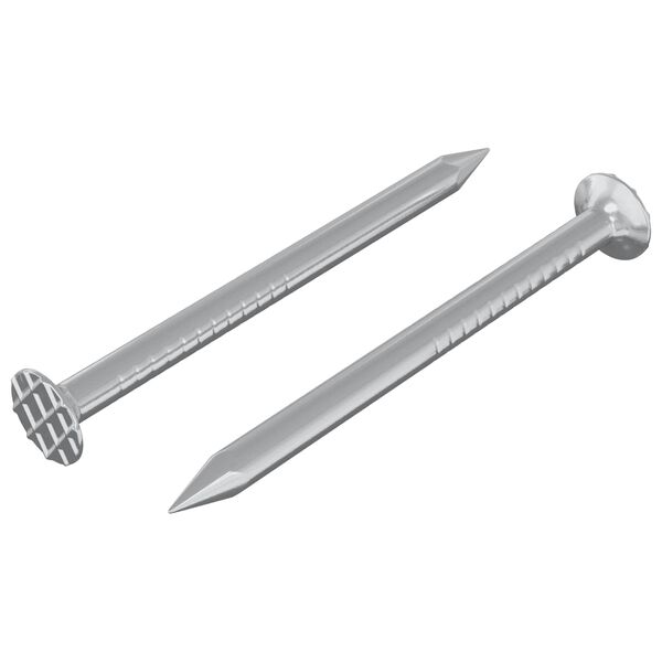 vidaXL Nails for Wood 2 pcs Silver &Oslash; 3 x 15 mm Metal