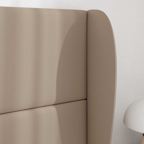 vidaXL Headboard Ear Brown 80 x 23 x 6 cm PVC