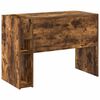 vidaXL Desk Smoked Oak 109 x 50 x 78 cm Engineered Wood